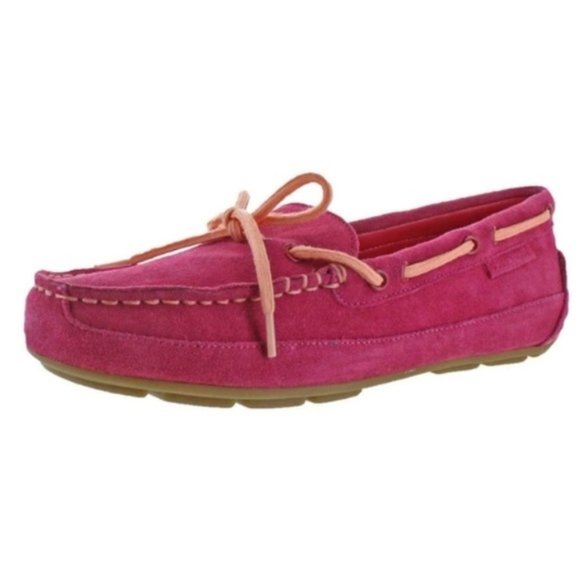 COLE HAAN GRANT DRIVER ELECTRA PINK MOCCASINS 4.5 - Picture 1 of 5
